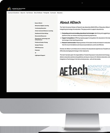 The AEtech website