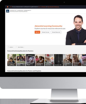 The Adventist Learning Community website