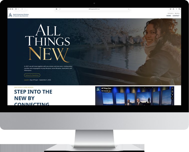 The All Things New website